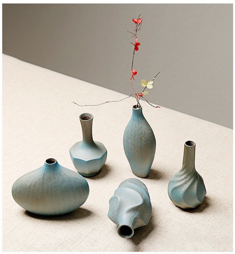 Gohobi Ikebana Vase, Ikebana set, Japanese vase, Colourful set, Japanese vase set, table decoration, flower arrangement oriental vase zen