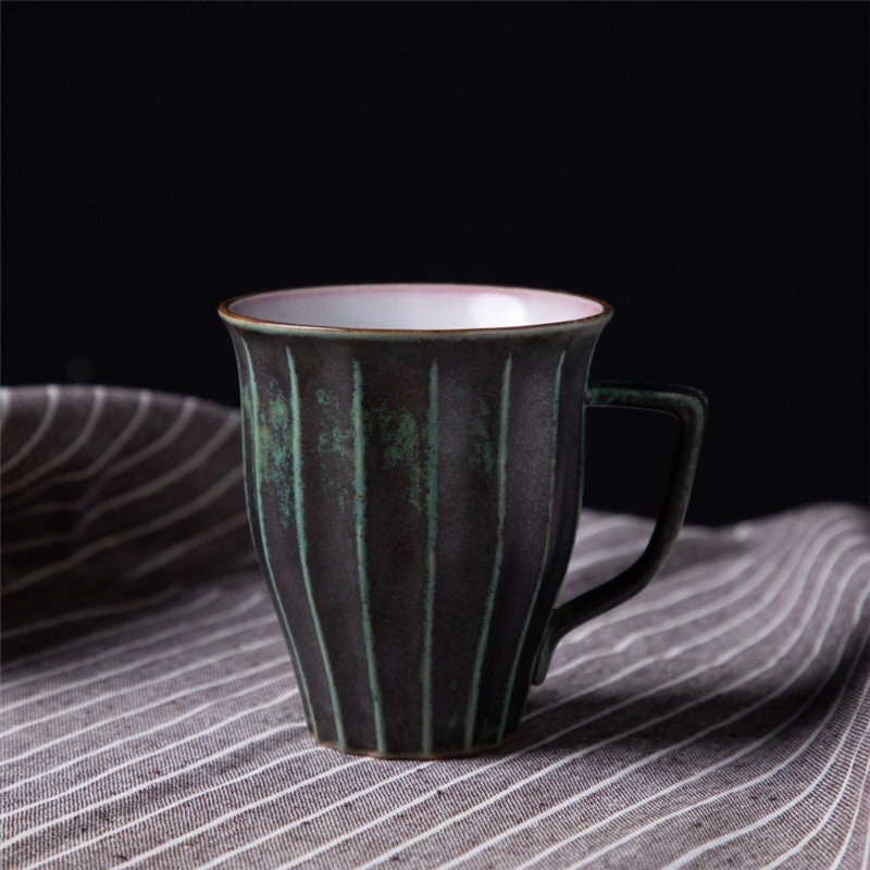 Gohobi Handmade stoneware Coffee cup Japanese vintage style coffee mug
