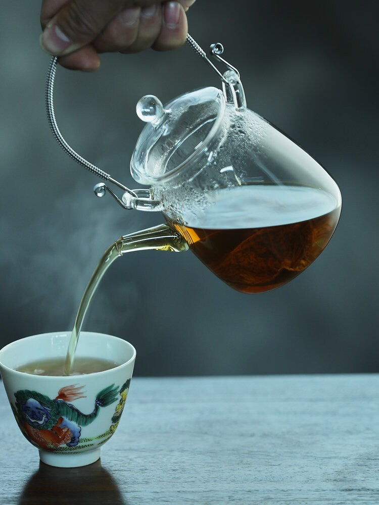 Gohobi Glass Teapot Chinese Gongfu tea Kung fu tea Japanese Chado