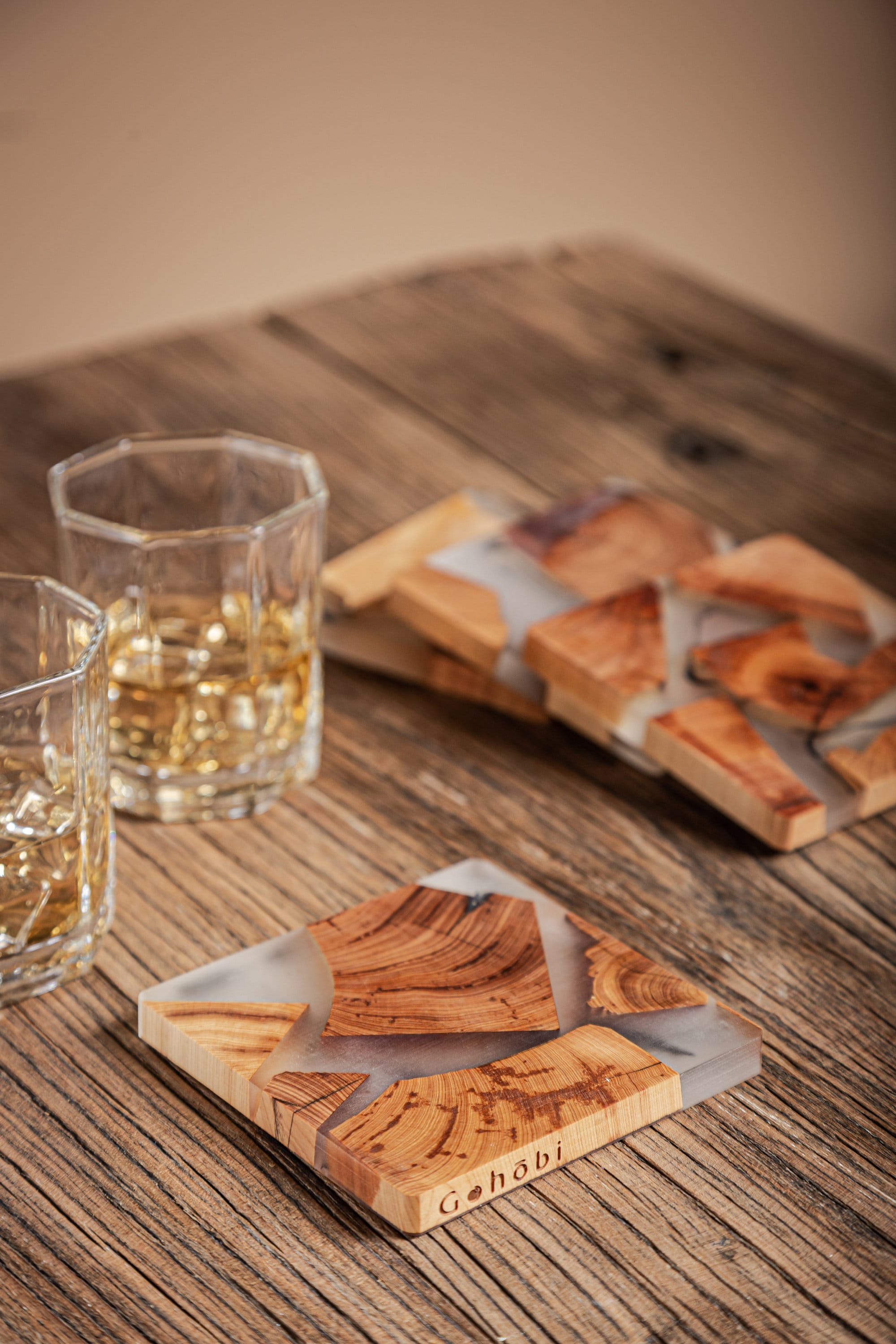 Unique glass coasters deals