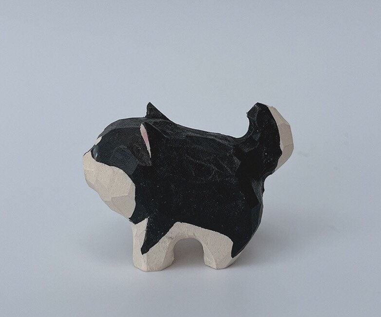 Gohobi Hand crafted wooden husky dog ornaments unique gift for him for her