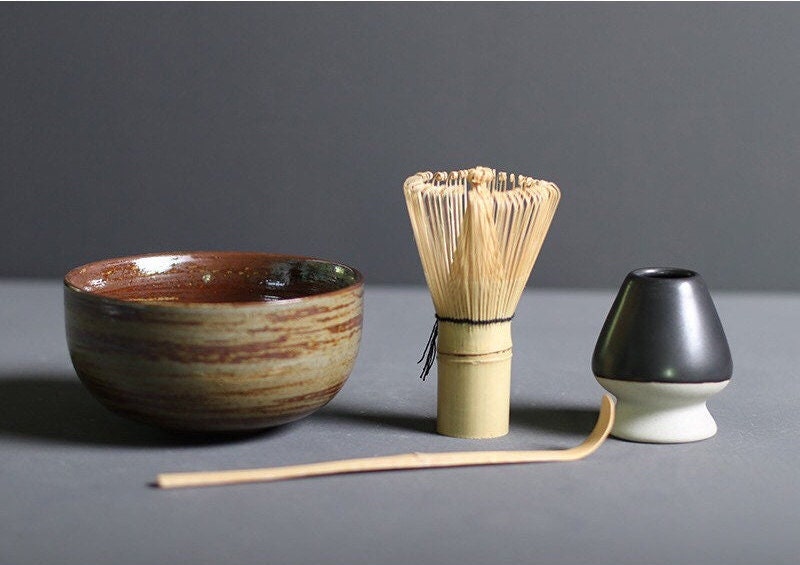 Japanese Matcha Tea Set(3 Pcs) - Matcha Bamboo Whisk Tea Spoon,-Tea Ceremony