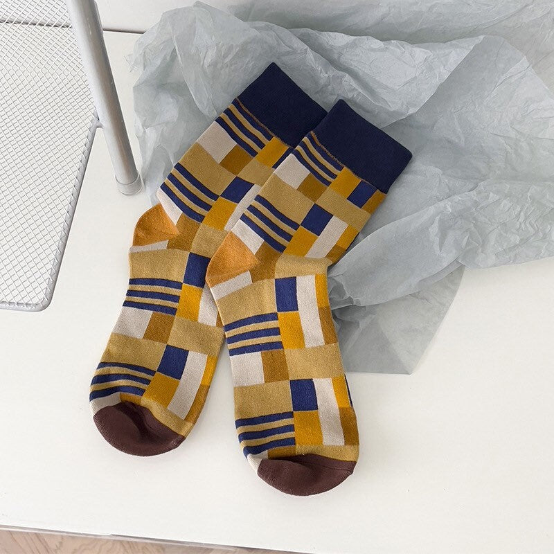 Men Cotton Socks, Winter socks,  Christmas socks, Men Winter Socks, gift for him, Xmas secret Santa gift