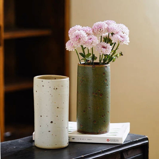 Gohobi Handmade ceramic zen vases table decoration house warming gift Japanese vintage style
