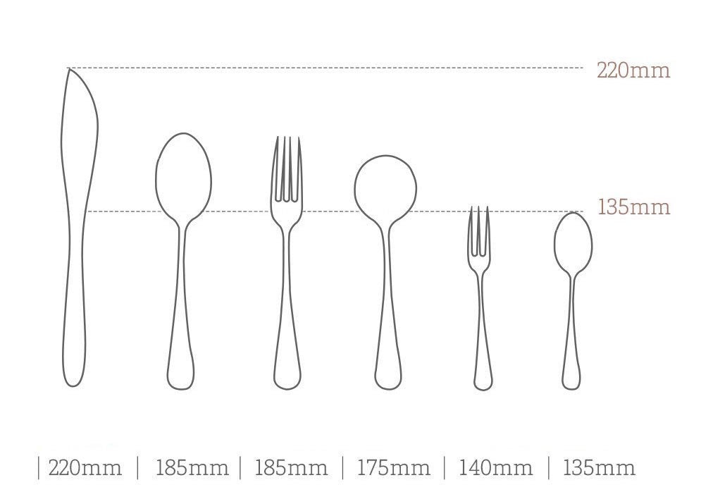 Gohobi a set of 6 stonewashed cutlery set 100% stainless steel travel cutlery set